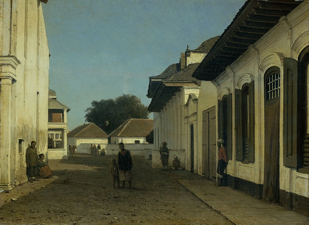 Una strada nel sud di Batavia - Rijksmuseum Amsterdam